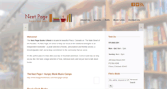 Desktop Screenshot of nextpagebooks.com