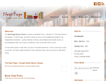 Tablet Screenshot of nextpagebooks.com
